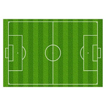 1 x A4 Football Field Pitch Celebration Edible Paper Big Cake Topper Cake Decorations Birthday
