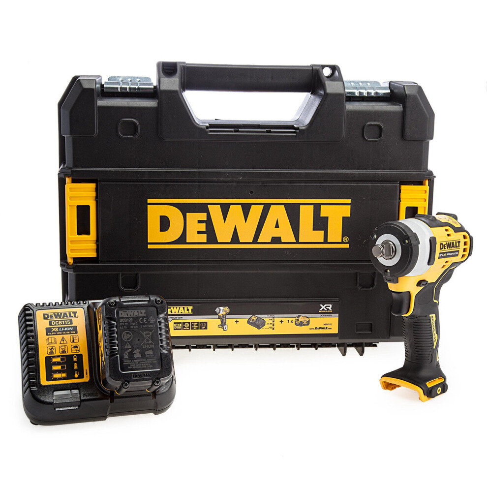Dewalt Dewalt DCF901P1 12V XR Brushless 1/2" Impact Wrench (1 x 5.0Ah Battery) D