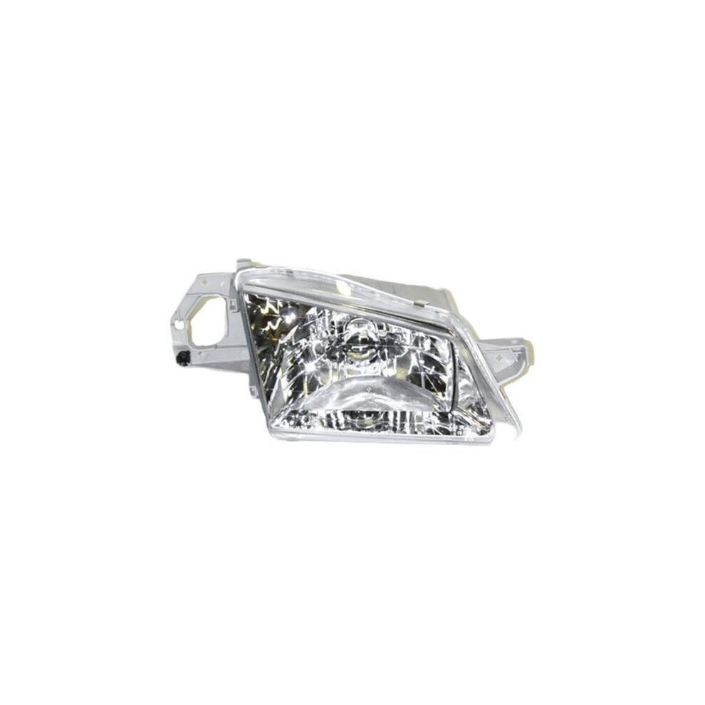 Right Hand Headlamp Assembly With Aluminum Bezel For 2001-2003 Mazda Protege & Sedan Composite 4 Door 753678627429