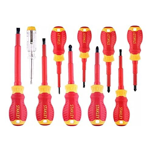 STANLEY FatMax® VDE Insulated Screwdriver Set, 10 Piece