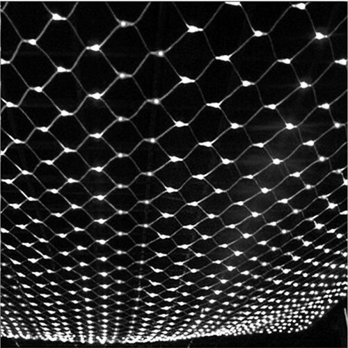 (1.5*1.5M, White) LED Net Mesh String Light Christmas Fairy Light