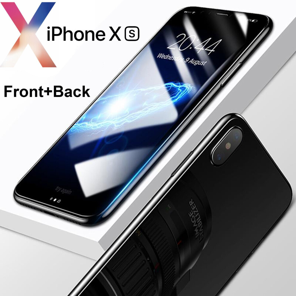(Front + Back) Anti-Scratch 4H Pet Film Screen Protector Apple Iphone Xs Front And Back 3005193268234