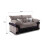 (Beige/Brown) Maryland Fabric/Faux Leather 3+2 Set Living Sofa 7