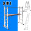 3 Way Combination Ladder Scaffold Multipurpose Ladder Platform 2 Wheel 1