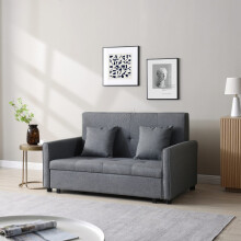 WestWood Sofa Bed Convertible Pull-Out Storage Linen 2 Seater Recliner Armchair