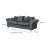 (Grey, 3+2 Seater Sofa) Ashwin Living Room Corner Sofa 3