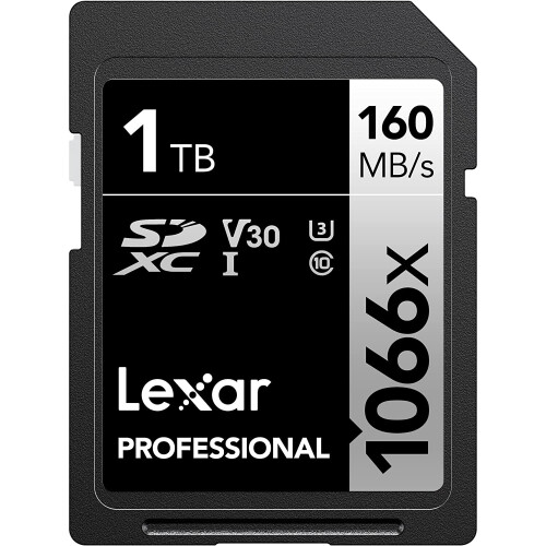 Lexar Lexar SD Professional 1066X 160MB/s Read Flash Memory Card 1TB