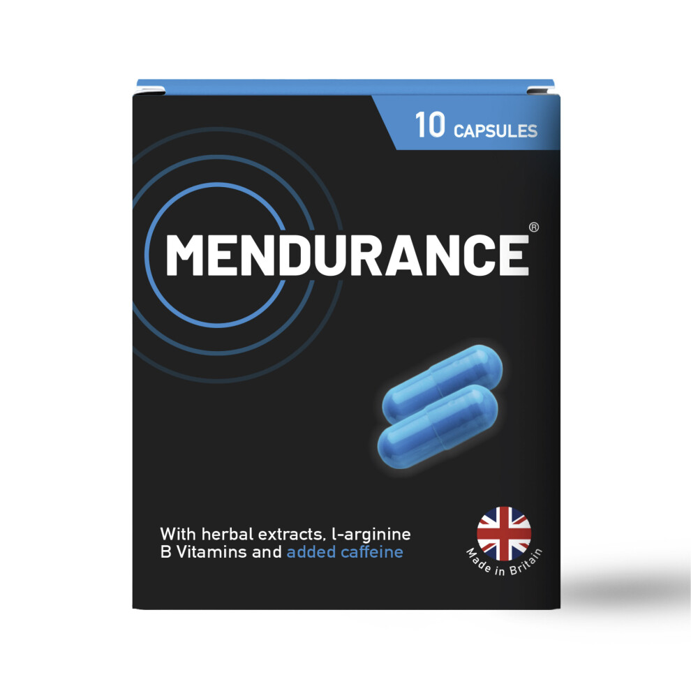 Mendurance Supplement for Men 10 x 500mg capsule pack