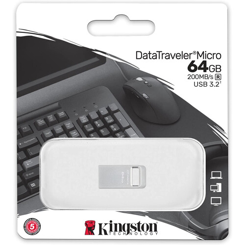 Kingston Kingston DataTraveler (DTMC3G2) Micro USB Flash Drive 64GB
