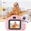 (Pink) Kids Mini Digital Camera with Free 32GB SD Card 9
