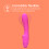 So Divine Pash Ribbed G-spot Vibrator, 10 Function, Pink 5