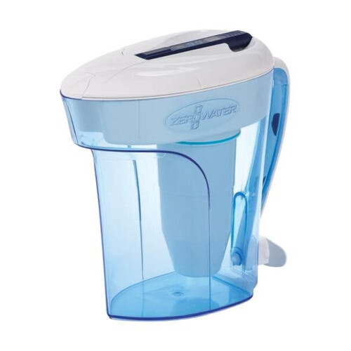 Zerowater  Ready-Pour 96 oz Blue Water Filtration Pitcher