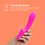 So Divine Pash Ribbed G-spot Vibrator, 10 Function, Pink 4