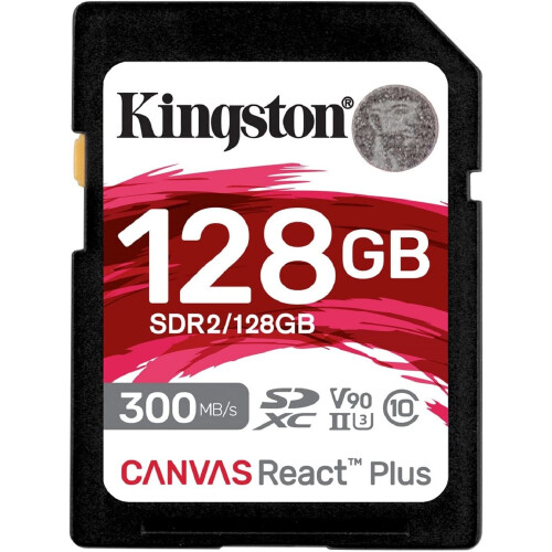 Kingston Carte m   moire SD Kingston SDXC Canvas React Plus C10 UHS-II 128 Go