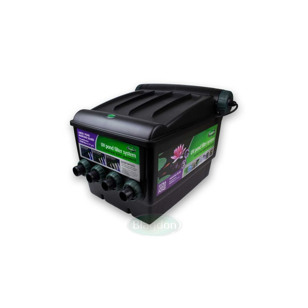 Blagdon Midipond Box Filter 28000 Uv Filtration System For Large Ponds