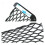 2x Auto, Van, LKW Netzhalter Tasche Netz Mesh Lagerung elastisch Telefon/Geldbörse 7