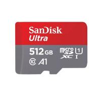 SanDisk Ultra microSD UHS-I 512GB 140MB/s (SDSQUAC-512G) A1-rated, Ideal for Android Smartphones & Tablets