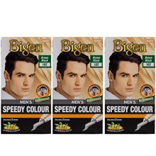 Bigen Men's Speedy Hair Color 102 Brown Black,(Pack of 3)