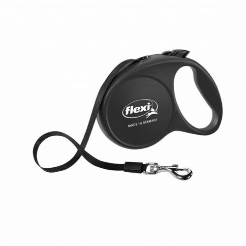flexi Flexi  Black Retractable Nylon Dog Leash Large
