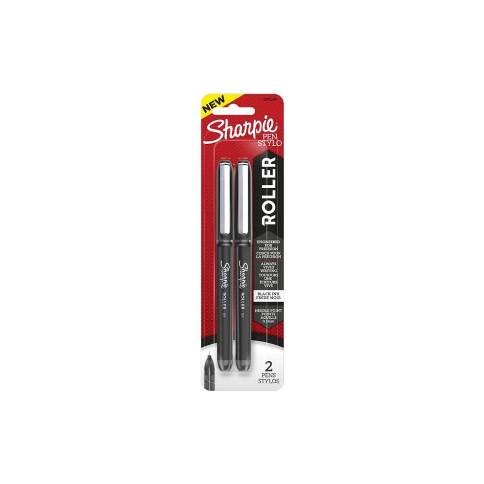 Sanford  Sharpie Retractable Rollerball Pen, Blue - Pack of 2 - Case of 6