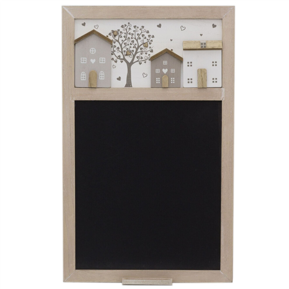 55cm Shabby Chic House Design Wooden Blackboard | Hanging Chalkboard Memo Board | Kitchen Wall Decor Chalk Board