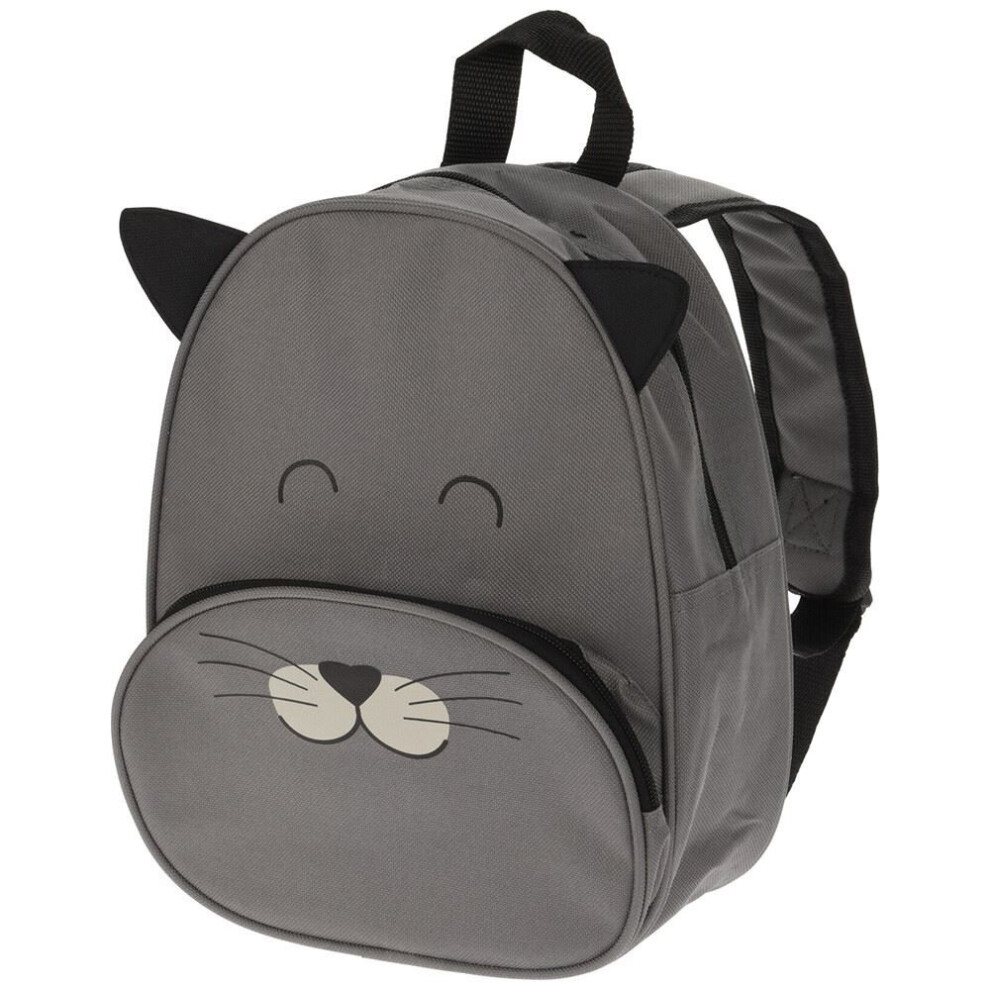 Kids Backpack Toddler School Bag | Animal Design Preschool Nursery Rucksack | Children's Backpacks Boys Girls Back Pack - Cat With Whiskers