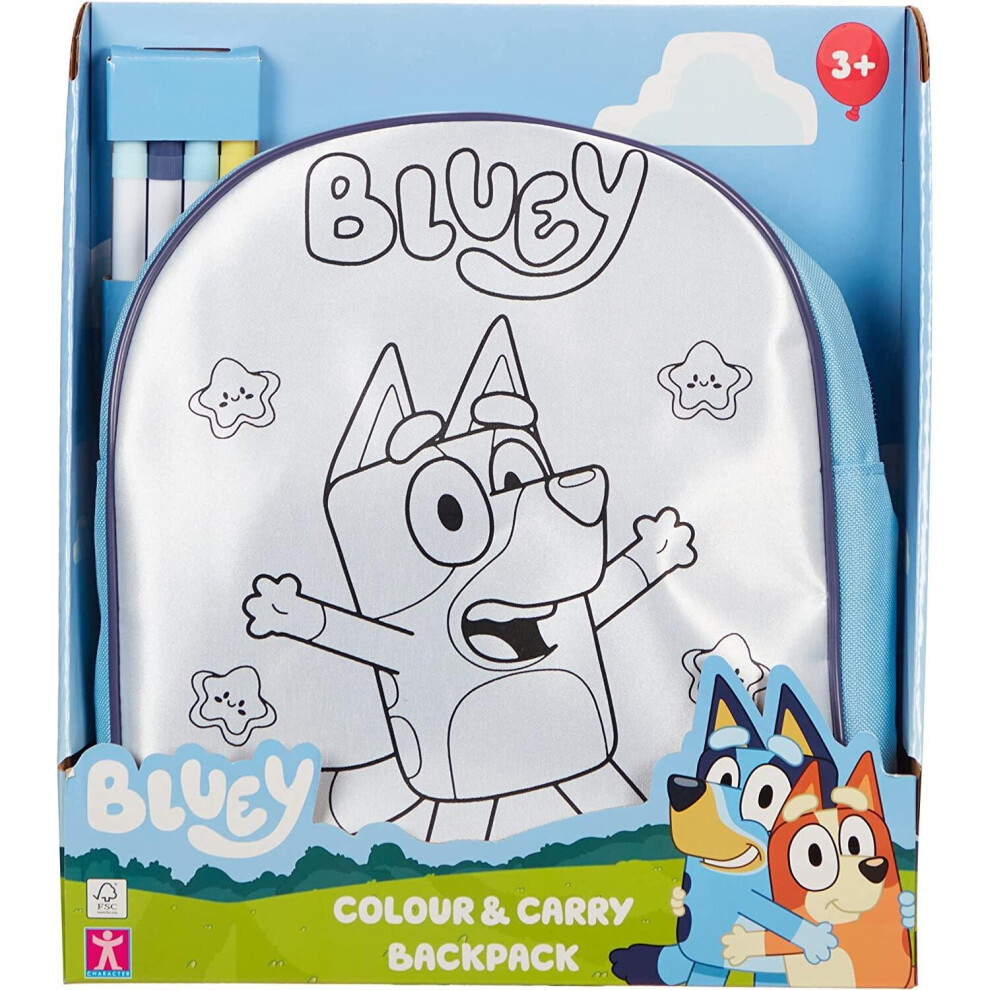 Bluey Colour & Carry Children's Backpack