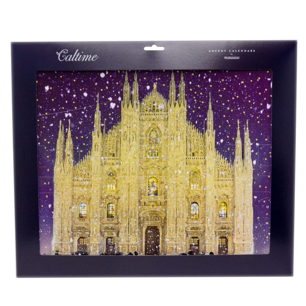Carousel 3D Christmas Advent Calendar Milan Cathedral | Fold Out Advent Calendar Traditional Advent Calendar | Picture Advent Calendar Paper Advent Calendar