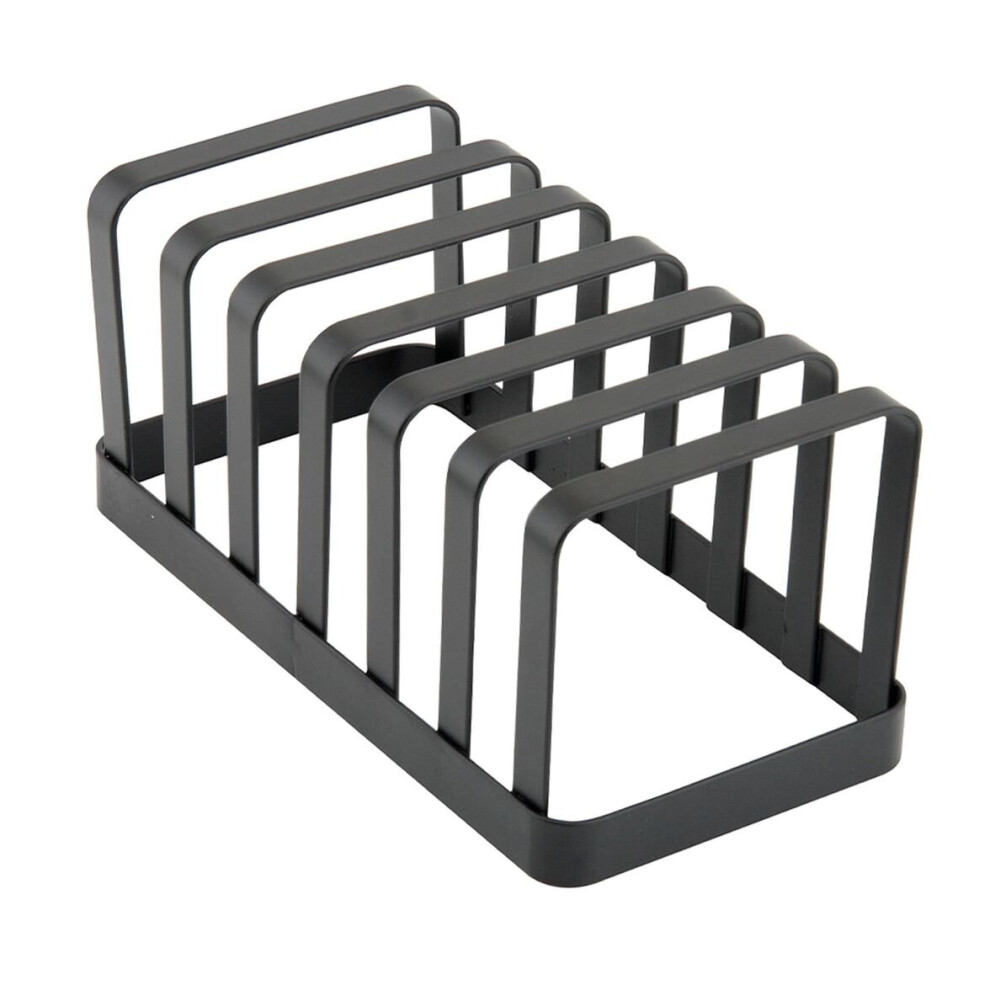 6 Slice Flat Iron Toast Rack | Toast Rack 6 Slice Black Metal | 6 Slot Toast Rack Toast Holder