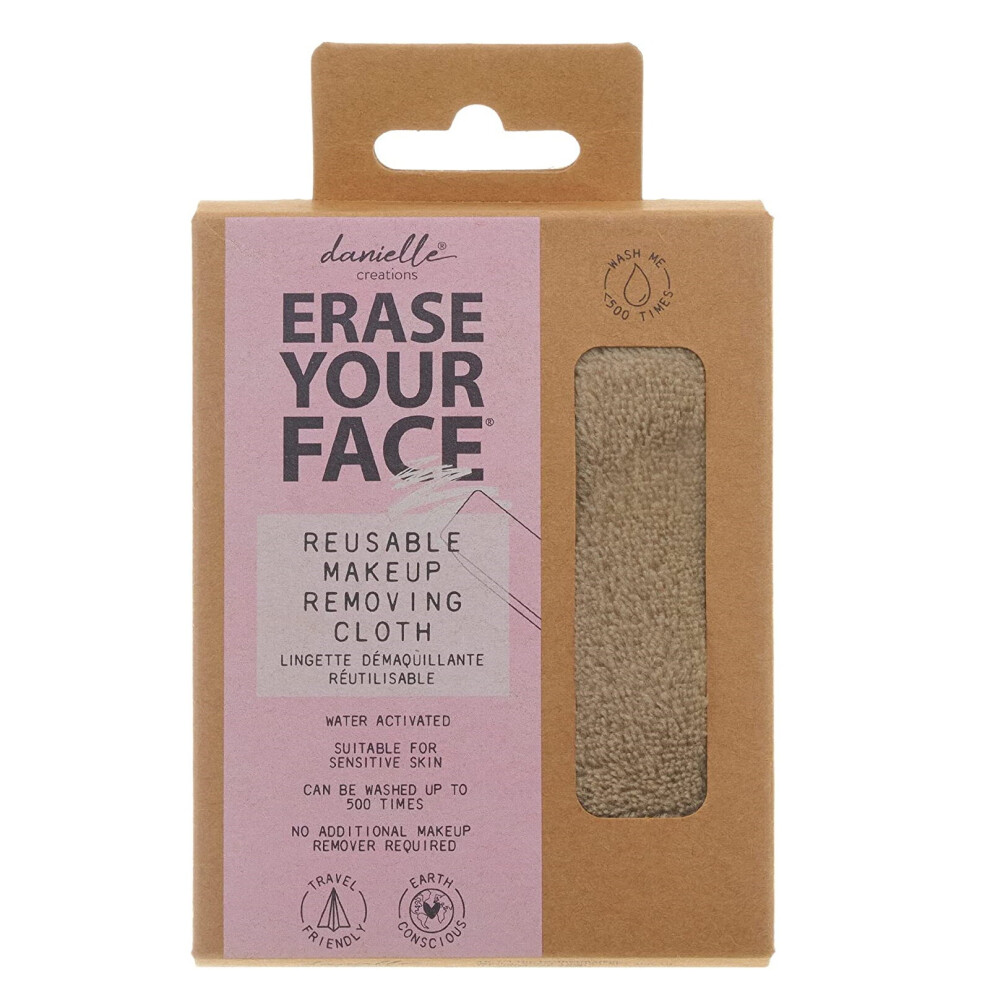 Danielle Creations Grey Reusable Make Up Removing Cloth Eco Friendly Erase Your Face