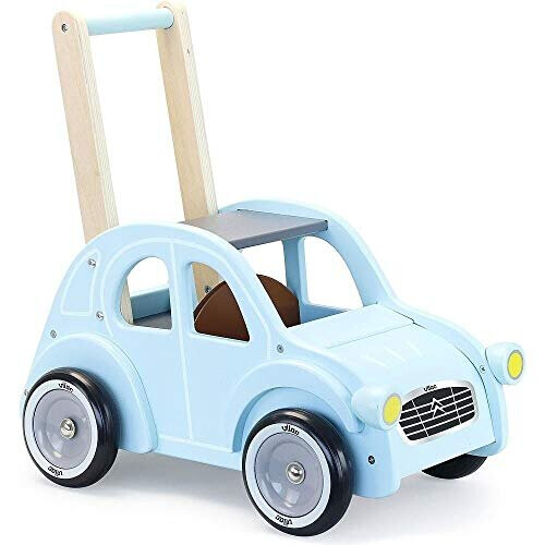 Loopwagen - Vilac - Citroën 2CV - Hout - Rood - Unisex