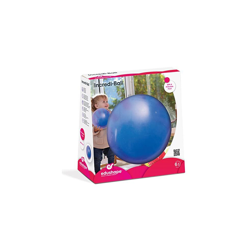 Edushape Kids Sensory Ball - Interactive Color Shifting Ball Promotes Development of Motor Skills, Logic, Reasoning, and Hand-Eye Coordination -