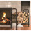 60cm Indoor Log Rack Black 1