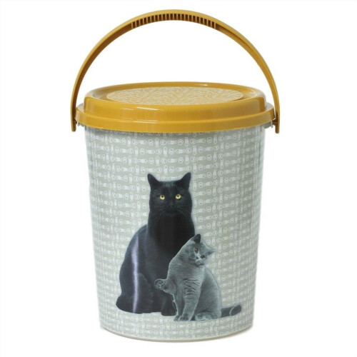 Cat Food Bucket Airtight 11Ltr Plastic