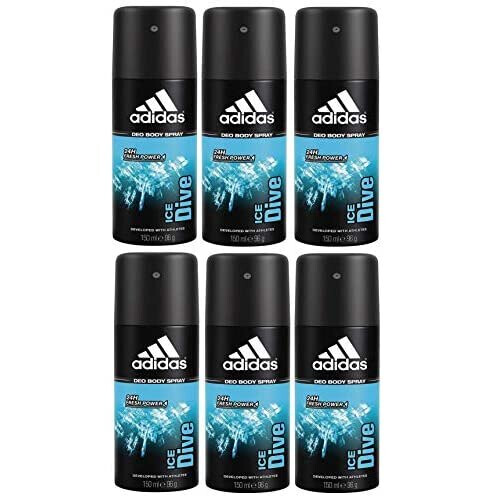 adidas Ice Dive Deodorant Body Spray for Men Long-Lasting Fresh