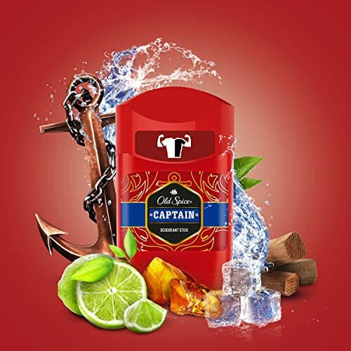 Old Spice Old Spice Stick Deodorant Captain 50 ml / 1,7 Oz (6er Pack) 2