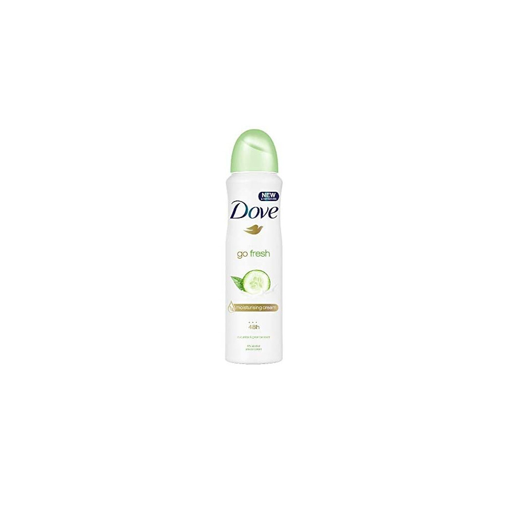 Dove Go Fresh Cucumber Aerosol Anti-Perspirant Deodorant 150 ml