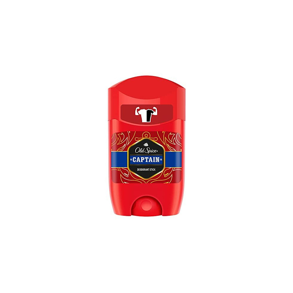 Old Spice Deep Sea Deodorant Stick, 50 ml, Deodorant Stick Without Aluminium for Men, Men's Deodorant with Long-lasting Fragrance