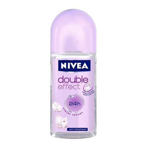 NIVEA Nivea Double Effect Deodorant Roll-On, 1.7 Fluid Ounce
