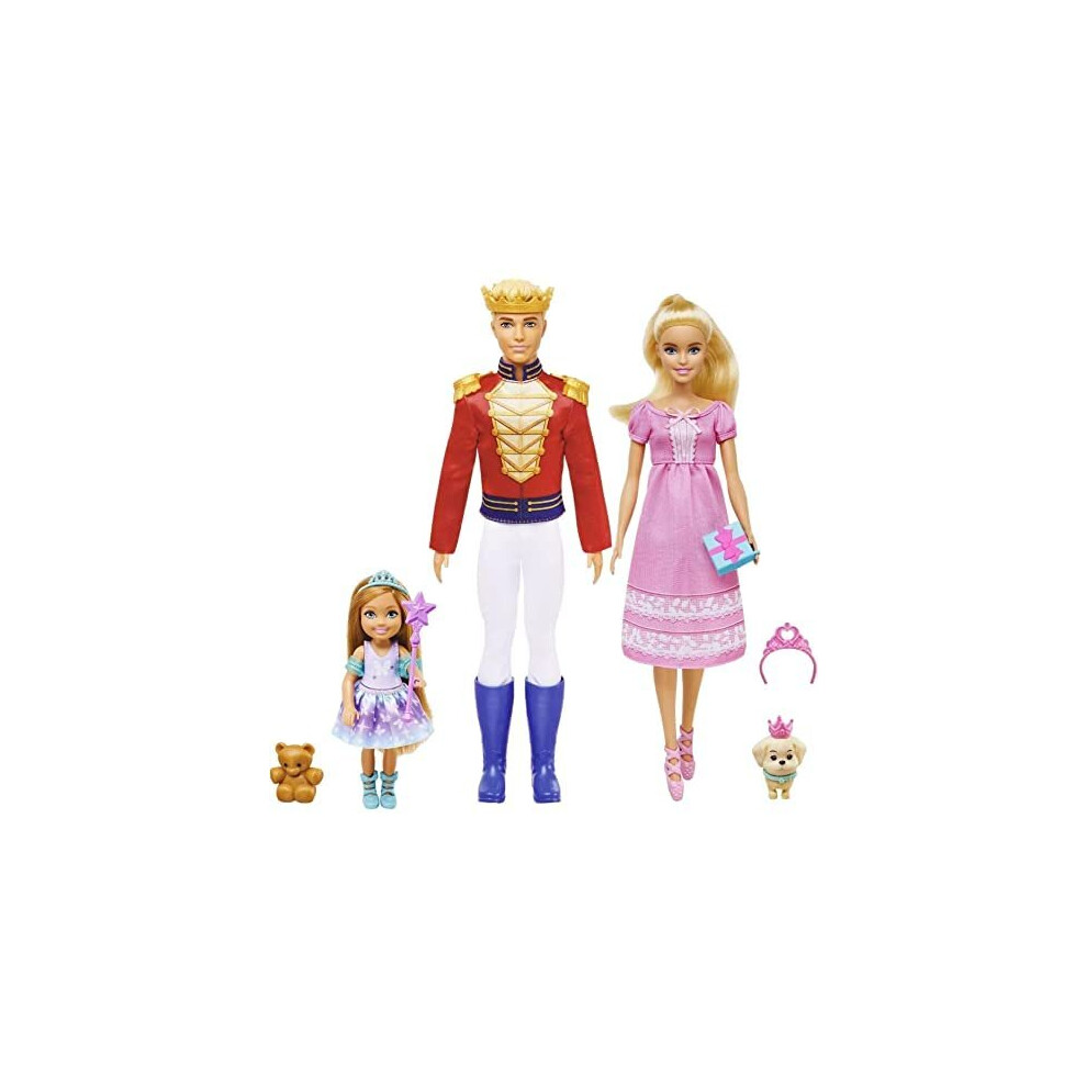 Barbie in The Nutcracker Doll Playset Barbie Clara Prince Ken Chelsea Fairy Gift Collector Set