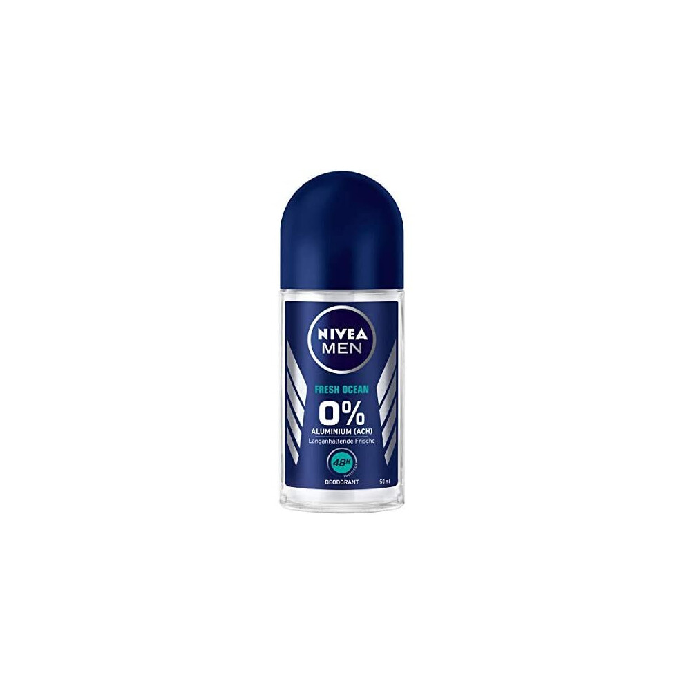 Nivea Men Fresh Active Deodorant Spray 6 Pack (6 x 50 ml), Non-aluminium Deodorant roller with Refreshing Formula, Deodorant with 48-Hour Pr