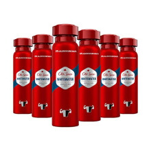 Old Spice Whitewater Deodorant Body Spray | Pack of 6 (6 x 150 ml) | Deodorant Spray Without Aluminium for Men | Men's Deodorant with Long-l