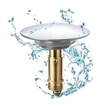 Bathroom Push Pop-Up Click Clack Plug Stopper, 66mm Push Sink Drain Plug Pop-up Stopper, Pop Up Sink Plug for Kitchen Bathroom Washbasin Bat