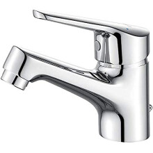 Ibergrif M11050 Bathroom Basin Taps,Sink Taps Mixers Chrome Brass with UK Standard Hoses