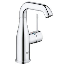 GROHE 23463001 Essence Basin Tap (Smooth Body, Medium High Spout, 0/150/360 Degree Adjustable Swivel Range and Ecojoy)