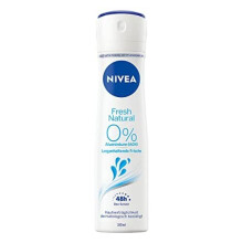 NIVEA Fresh Natural Deodorant Spray (150 ml), Aluminium Deodorant (ACH) with Sea Extracts and Cooling Formula, Deodorant with 48-Hour Protec