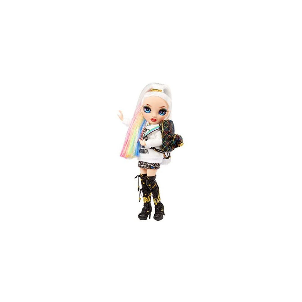 Rainbow High Junior High - AMAYA RAINE - 9"/23cm Rainbow Fashion Doll with Outfit & Accessories - Includes Fabric Backpack with Open & Close