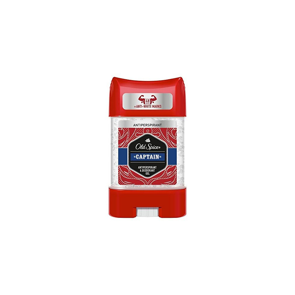 Old Spice Captain Anti-Perspirant & Deodorant Clear Gel Stick 70Ml