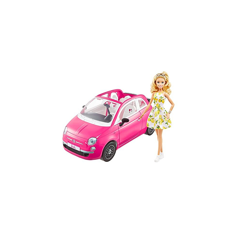 Fiat 500 Barbie Doll and Vehicle 