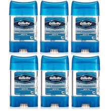 6 x Gillette Endurance Antiperspirant Clear Gel 70ml - Arctic Ice